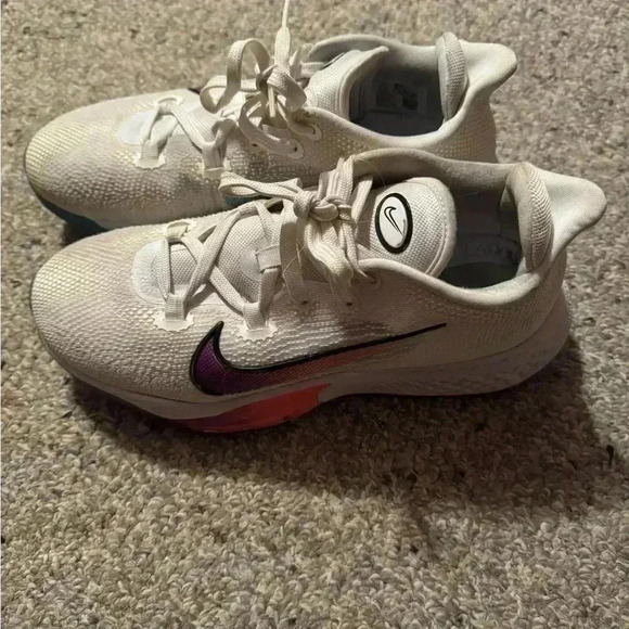 Nike Other - Nike Air Zoom BB NYX ‘White Hyper Violet Crimson’ Size Men’s 8.5